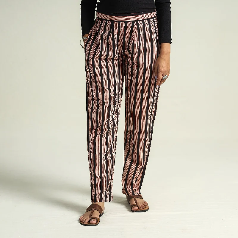 Multicolor - Bagru Block Printed Cotton Tapered Pant