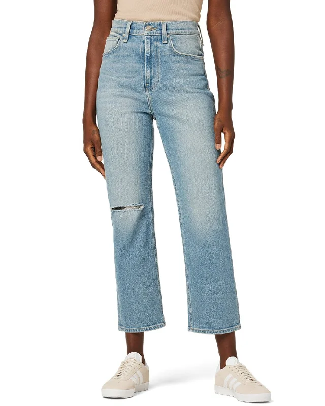 HUDSON Jeans Jade High-Rise Straight Loose Fit Crop Paradise Jean