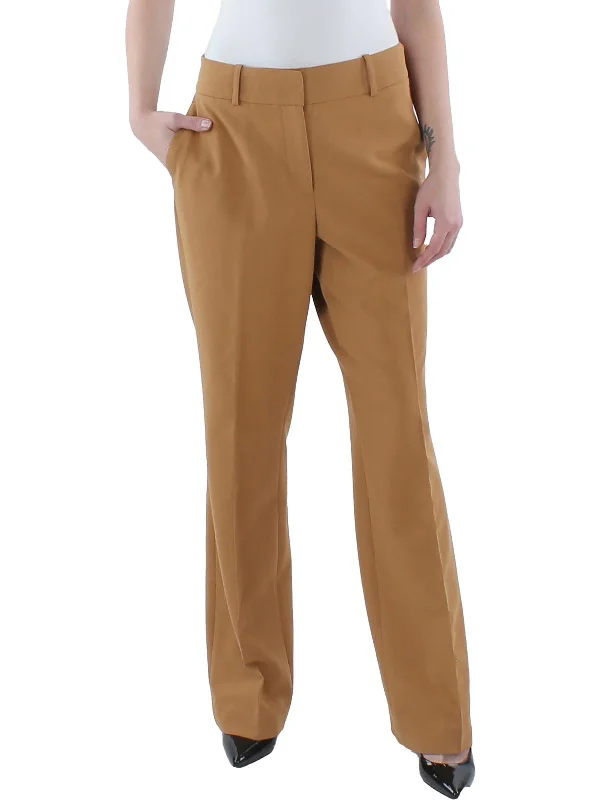 Sutton Womens Slim Full Length Bootcut Pants