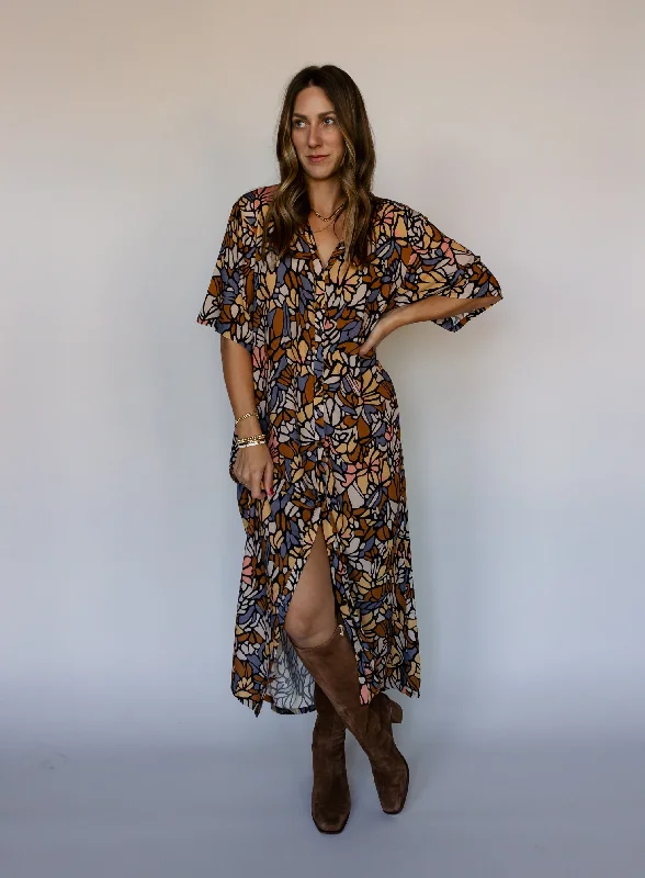 Saltwater Luxe: Festive Kimono Dress