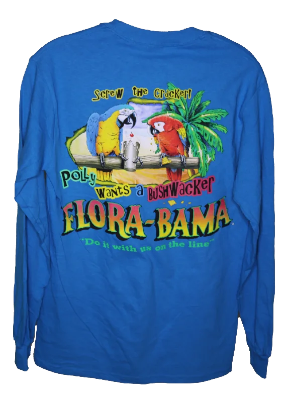 Flora-Bama Polly Wants A Bushwacker Long-Sleeve T-Shirt