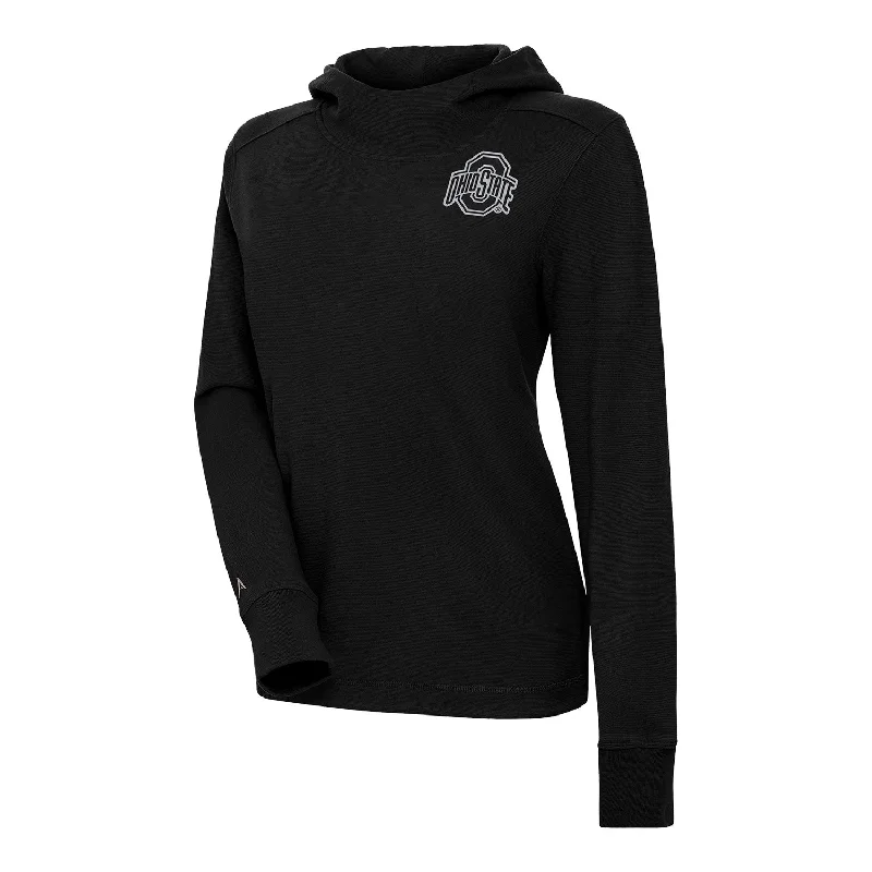 Ladies Ohio State Buckeyes Black Hoodie Fleece