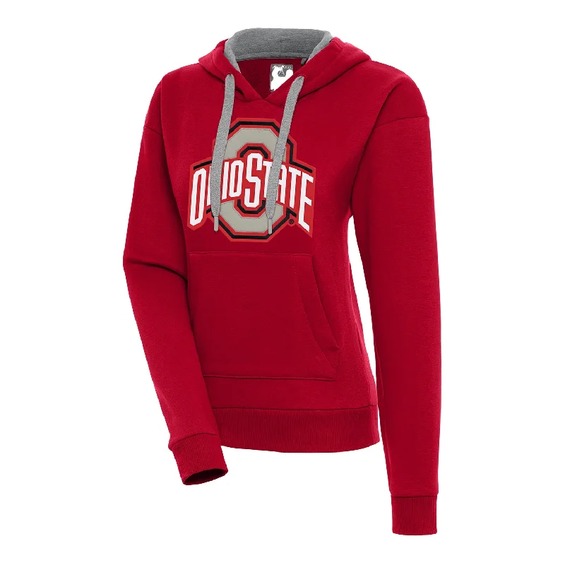 Ladies Ohio State Buckeyes Victory Scarlet Sweatshirt