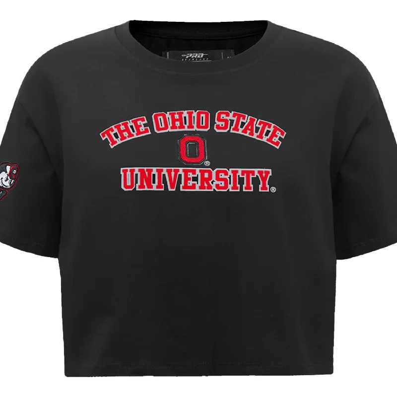 Ladies Ohio State Buckeyes Pro Standard Wordmark T-Shirt