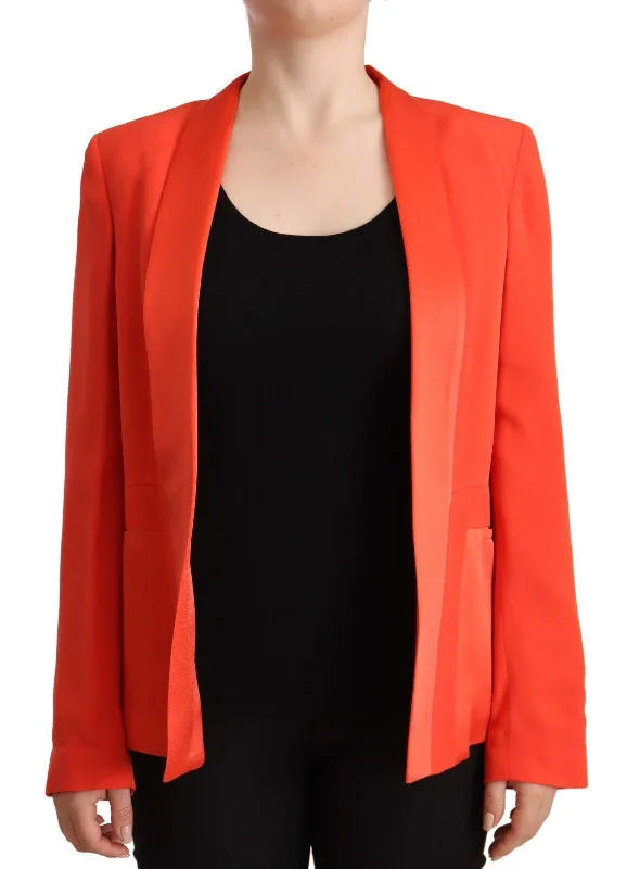 CO|TE  Long Sleeves Acetate Blazer Pocket Overcoat Women's Jacket