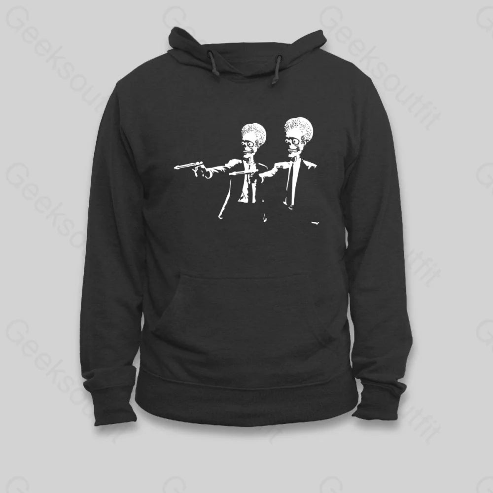 Mars Attacks Tim Burton Pulp Fiction Hoodie